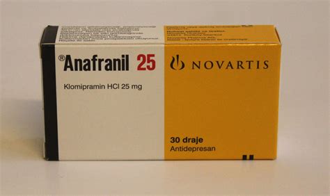 ANAFRONIL 25mg Tablets - Rosheta