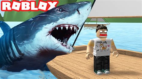 SURVIVE THE SHARKBITE ATTACK IN ROBLOX - YouTube