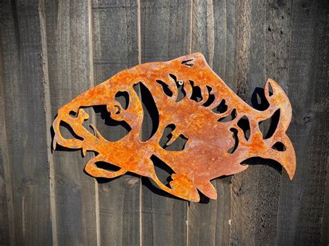 Small Rustic Exterior Koi Carp Fishing Fisherman Angler Shed Sign Gard ...