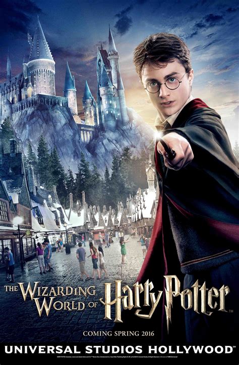 Poster revealed for the ‘The Wizarding World of Harry Potter’ theme park in Hollywood — Harry ...