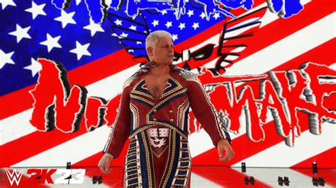 Cody Rhodes Entrance WWE2K23 | Cody Rhodes | Start your week with the ...