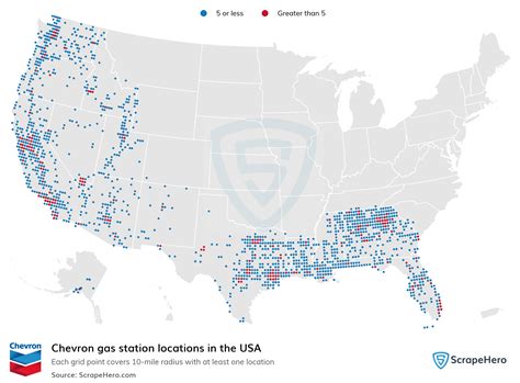 List of all Chevron Gas Station locations in the USA - ScrapeHero Data ...