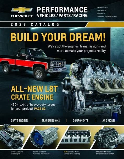 19434231 - 2023 Chevy Performance Catalog Chevrolet Performance Parts