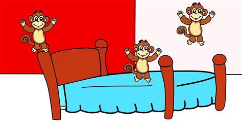 Little Monkeys Jumping On The Bed | Children Nursery Rhyme | Songs - YouTube