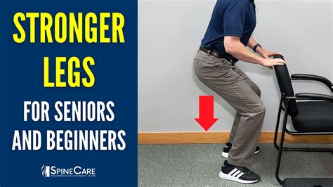 Easy Leg Strengthening Exercises for Seniors and Beginners - YouTube