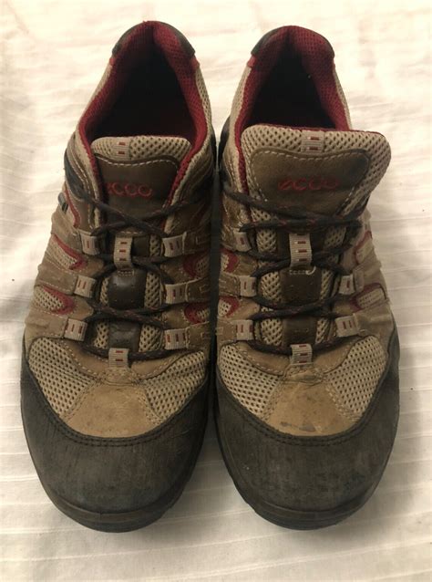 Mens Ecco Gore-Tex Hiking Shoes in Brown Size Us 7.5 … - Gem