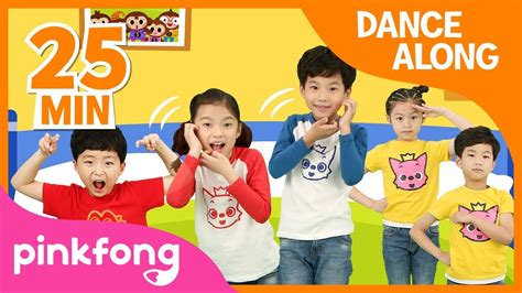 Five Little Monkeys and more | Best Kids Dance Along | +Compilation | Pinkfong Songs for ...