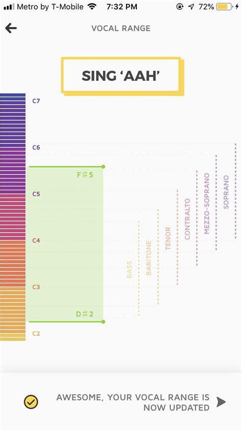 I took a vocal range test on an app - is this good or bad? I’m pretty bad at vocals but I’m ...