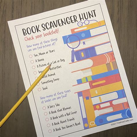 Book Scavenger Hunt