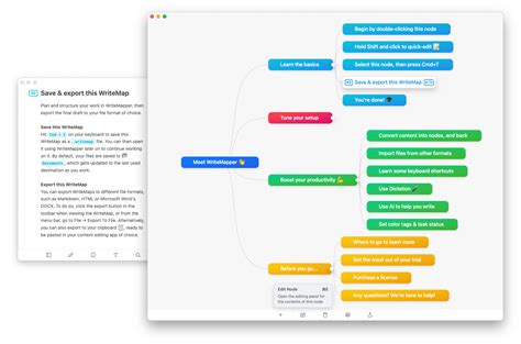 WriteMapper — Info product writing tool that uses AI and mind maps.