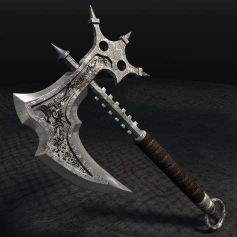 Fantasy Axe 3D Model $39 - .obj .3ds .fbx .max .lwo - Free3D