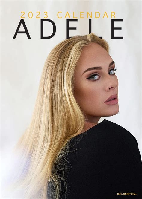 Adele 2023 A3 Rebel Music Wirobound Wall Calendar The Perfect Xmas or ...