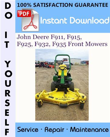 John Deere Front Mowers Manual