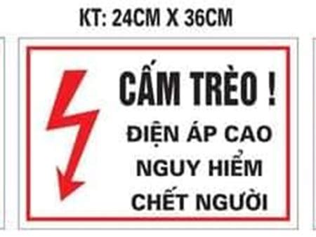 Cung cấp và thi công Biển báo nguy hiểm điện uy tín trên toàn quốc