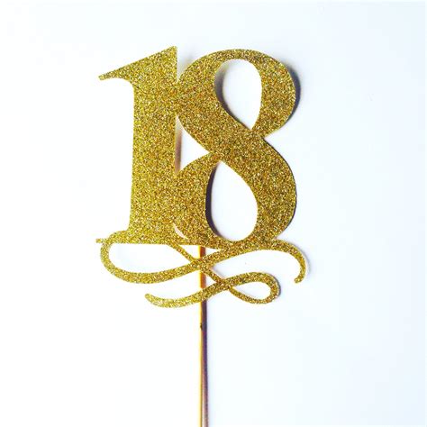 18Th Birthday Cake Topper Printable