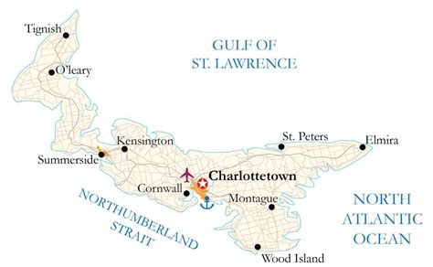 Prince Edward Island Map - GIS Geography