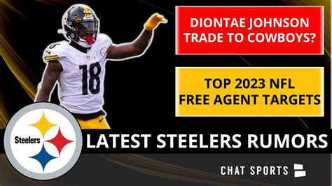 HOT Steelers Rumors: TOP 2023 NFL Free Agents + Trade Diontae Johnson ...