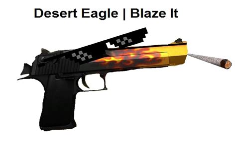 "Desert Eagle | Blaze it" by Dinklee | Redbubble