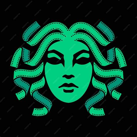 Premium Vector | MEDUSA FILM TEMPLATE LOGO DESIGN