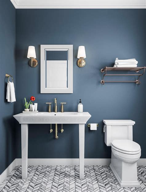 30+ Small Blue Bathroom Ideas – DECOOMO