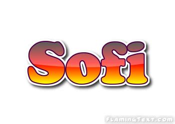 Sofi Logo | Free Name Design Tool from Flaming Text