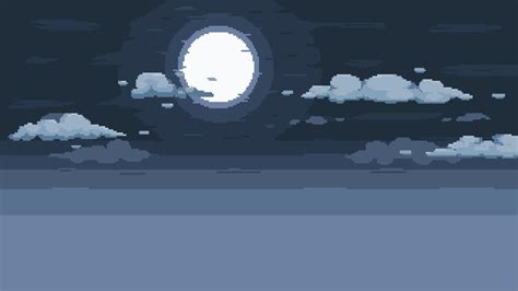 2D Pixel Art Background ( 10 Sky & Cloud ) #2 | 2D Environments | Unity Asset Store in 2021 ...