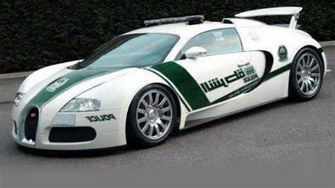 The Dubai police has received the Bugatti Veyron as a patrol car