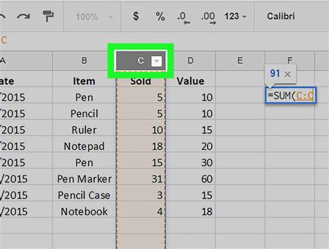 Formula For Google Spreadsheet throughout How To Apply A Formula To An ...