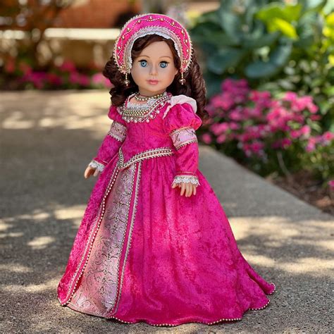 Catherine Howard OOAK Historical Tudor Style Gown for 18 Inch Dolls. - Etsy