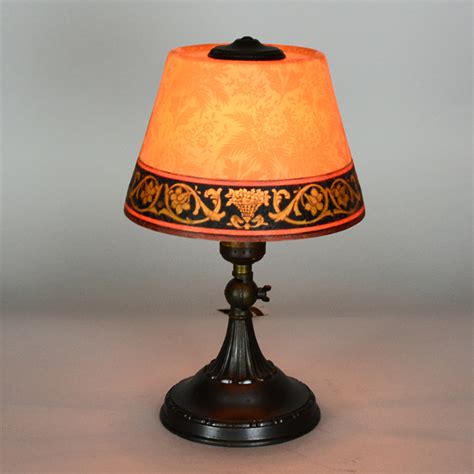 Bellova 7" Boudoir Lamp Orange - Vintage Glass Lighting