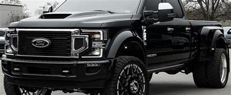 Pitch Black, Lifted Ford F-450 Dually on Spiked 26s Is Not Your Average ...