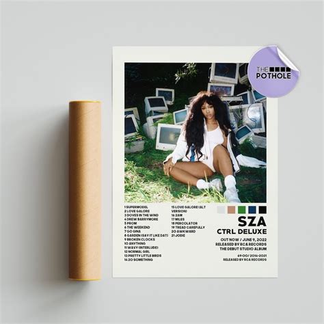 SZA Poster CTRL Poster SZA Ctrl Deluxe Tracklist Album - Etsy