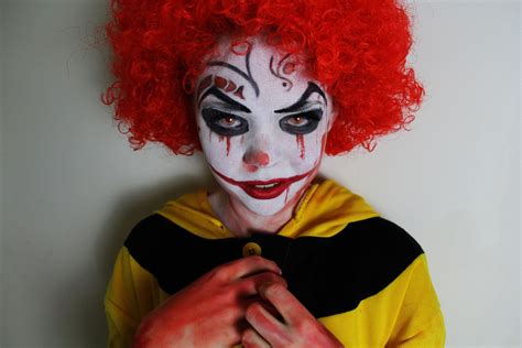 Evil Clown Makeup