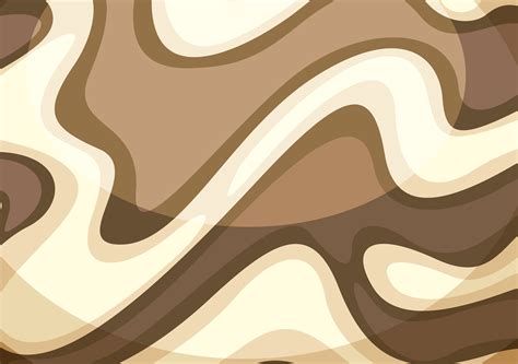 Wave brown abstract wallpaper 519634 Vector Art at Vecteezy