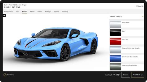 2023 Chevrolet Corvette C8 Brings Updated Online Configurator For Your ...