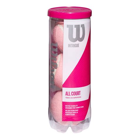 Wilson Intrigue All Court Pink Tennis Balls (Case) · RacquetDepot