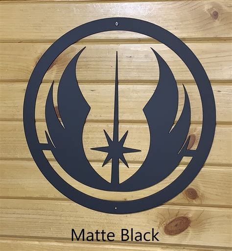 Star Wars Jedi Order Insignia / Emblem Metal Wall Art Decor | Etsy