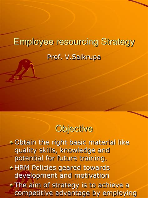 Employee Resourcing Strategy