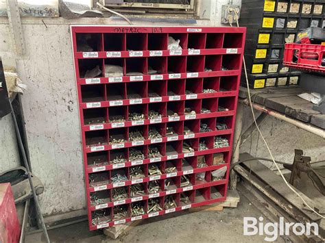 Metric Bolt Cabinet, 72 Bins Of Bolts, Nuts, Washers BigIron Auctions