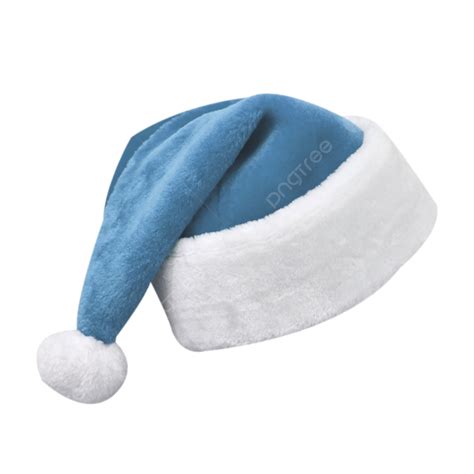 Decorative Blue Santa Hat, Decoration, Santa Claus, Christmas Hat PNG Transparent Image and ...