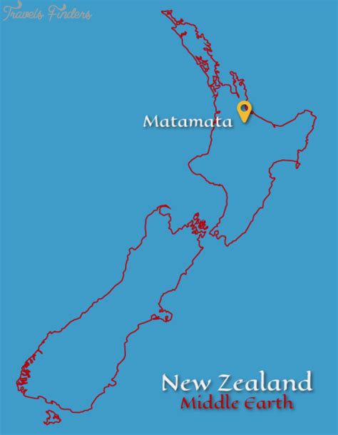 Matamata New Zealand Map - TravelsFinders.Com