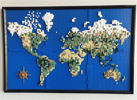 LEGO IDEAS - Relief Map of the World