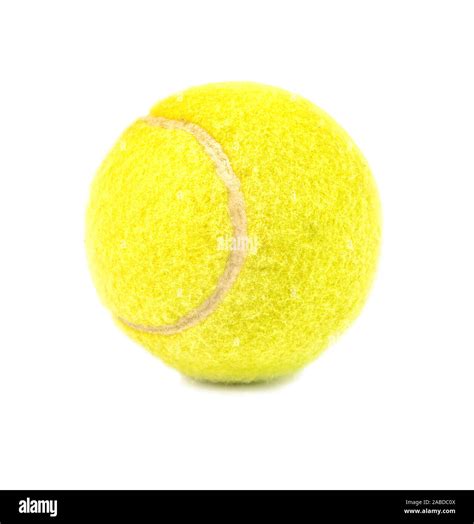 Tennis ball isolated on white background Stock Photo - Alamy