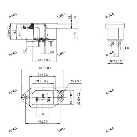 Iec C14 Plug Dimensions | skt.zst.tarnow.pl