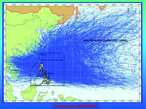 Philippines Typhoon Path Map