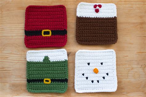 Crochet Christmas Coasters - Sarling All Free Patterns .com - Free ...