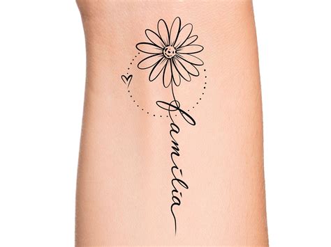Margarita Flower Tattoo