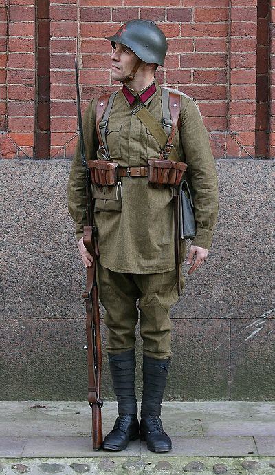 1936-1940 Soviet Red Army enlisted infantrymen's summer field uniform. | Red Army | Ww2 uniforms ...