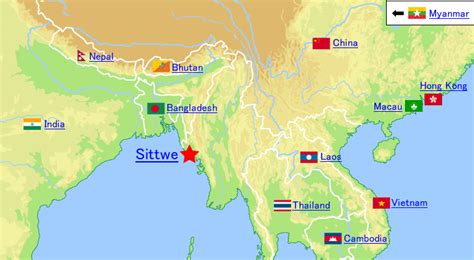 Temperature and precipitation in Sittwe