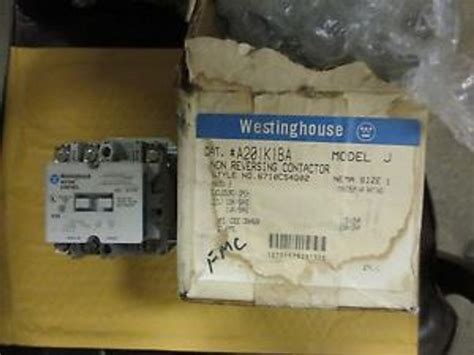 Buy - WESTINGHOUSE A201K1BA 2 POLE CONTACTOR 120V COIL SIZE1 MODEL J